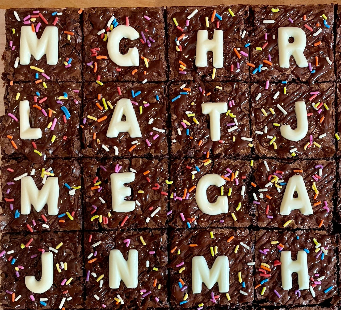 Brownie Bites - CUSTOM MESSAGE